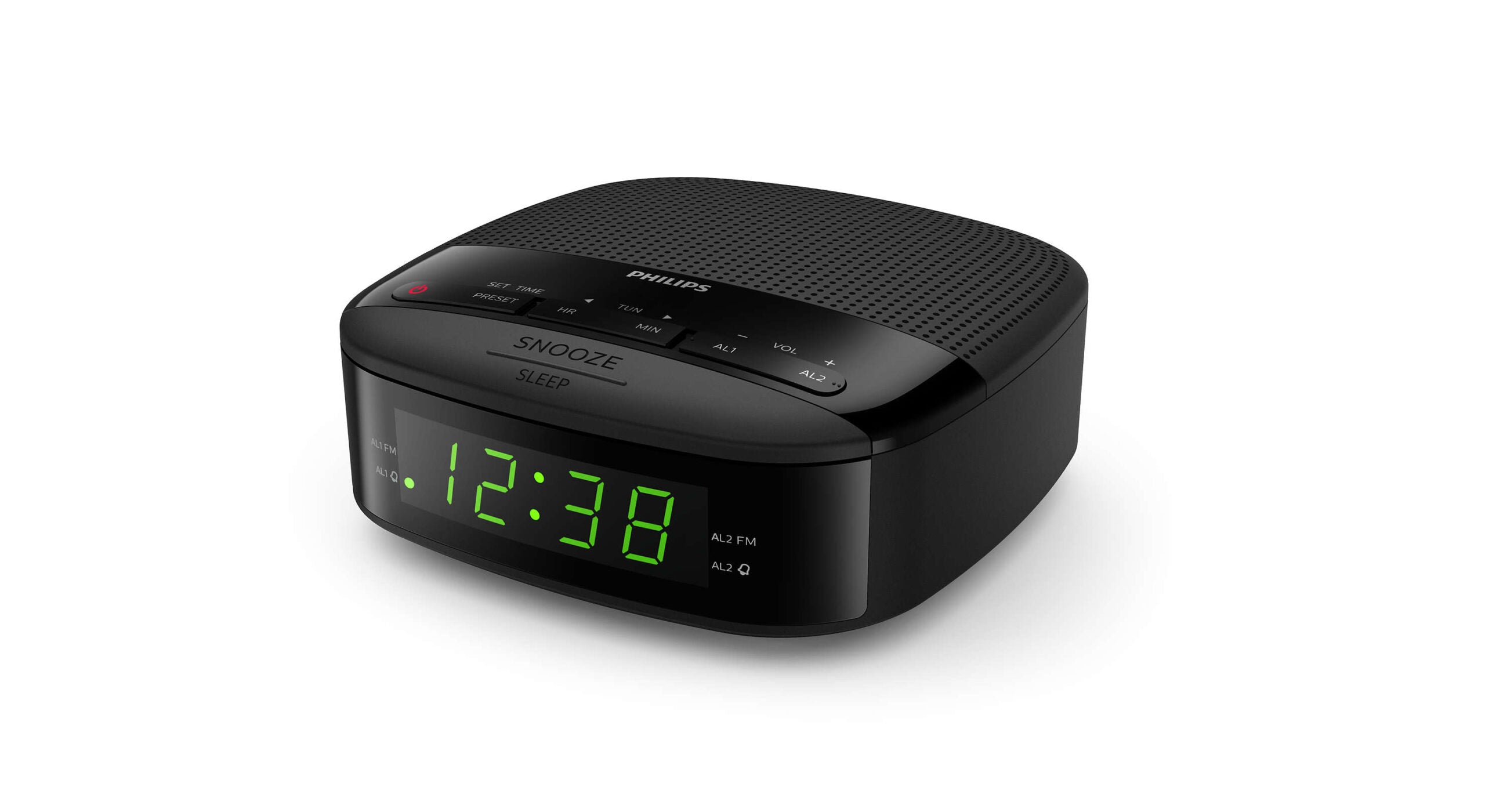 PHILIPS CLOCK RADIO DIGITAAL TAR3205/12 ZWART  --Tweede Kans PHILIPS CLOCK RADIO DIGITAAL TAR3205/12 ZWART  --Tweede Kans